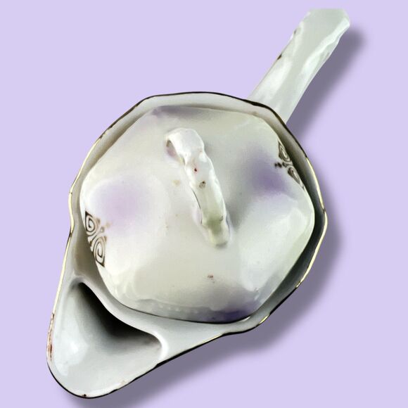 Antique Art Nouveau Demitasse Chocolate Pot/Espresso Set Three Crown Germany 7pc - Picture 13 of 15